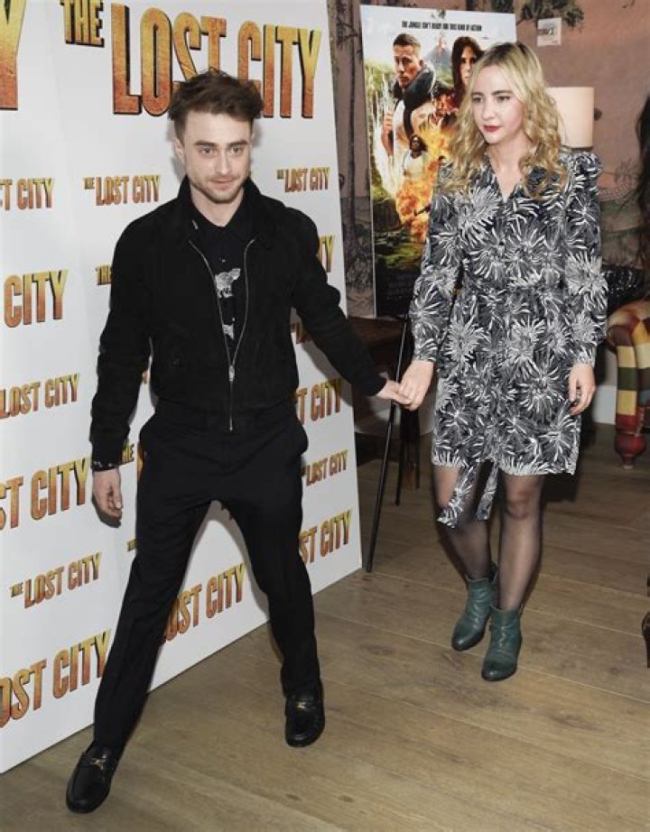 Actors Daniel Radcliffe, right and girlfriend Erin Darke attend the special screening of "The Lost City" at The Whitby Hotel, in New York NY Special Screening of "The Lost City", New York, United States - 14 Mar 2022