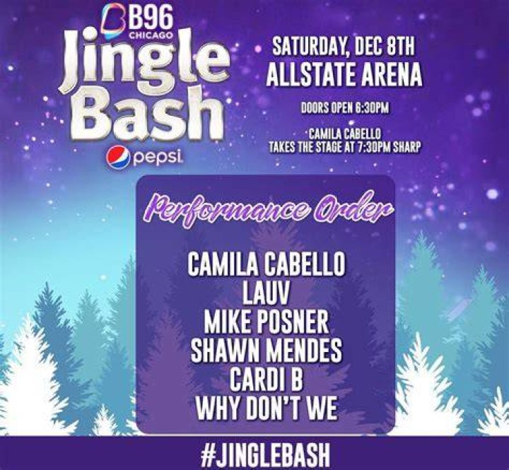 B96 Pepsi Jingle Bash, Show, Chicago, USA &ndash; 08 Dec 2018