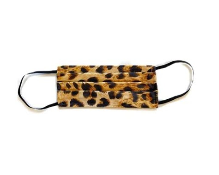 La Joux Leopard Print Face Mask, $27.45, 